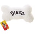thumbnail image 1 of Dingo Plush Lamb's Wool Bone Dog Toy Large Bone for Medium & Large Dogs 12" long, 1 of 2