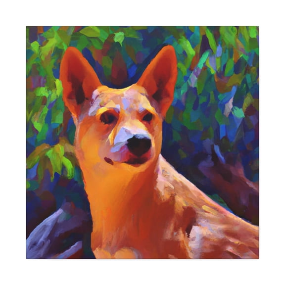Dingo Through a Fauve - Canvas