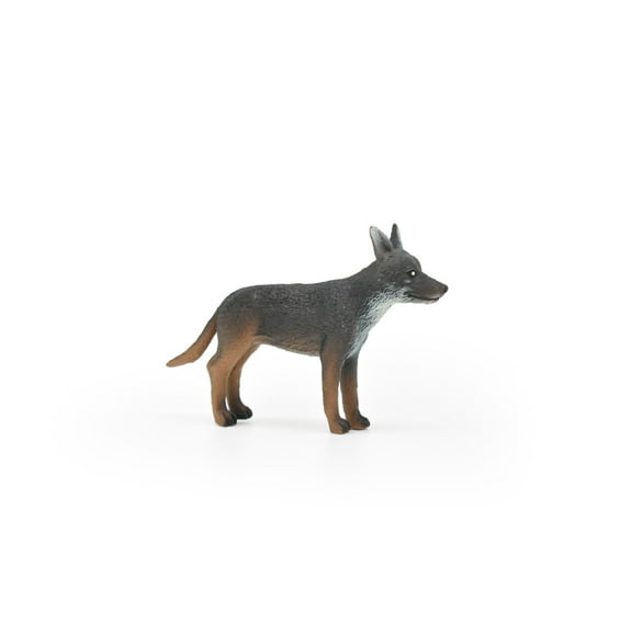 Dingo Toy, Museum Quality Wild Australian Dog Plastic Replica, Hand Painted 3 "