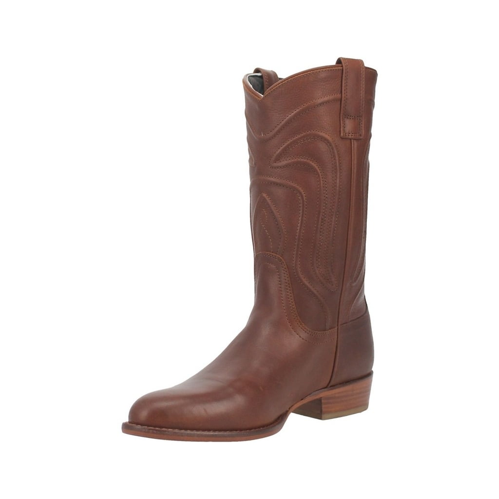 Bottes western homme Dingo Montana DI-316 cuir noir à enfiler