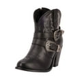 thumbnail image 1 of Dingo Western Boots Womens 6" Cowboy Milled Straps Black DI 760, 1 of 2