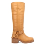Dingo Womens Women'S Casbah Tall Fashion Boot Round Toe Mustard 7 1/2 M