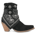 thumbnail image 1 of Dingo Women's Suede Bandida Western Booties Round Toe - DI184 10 M  US, 1 of 5