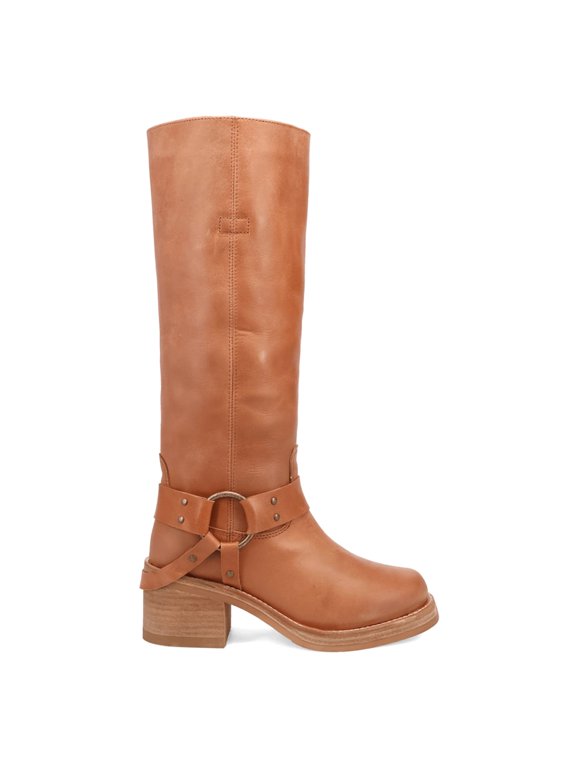 Womens Casbah Round Toe Pull On Tall Boots