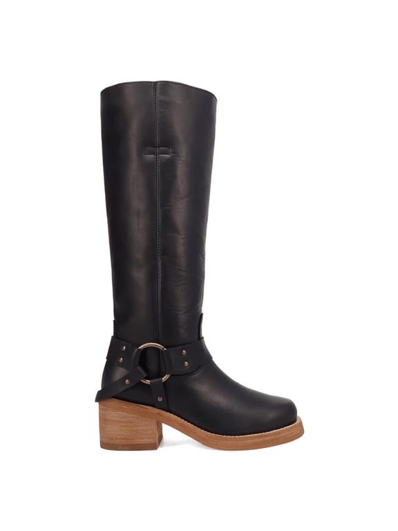 Women's Women'S Casbah Tall Fashion Boot Round Toe - DI2292-BLK 6 M