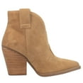 thumbnail image 1 of Dingo Womens Flannie Snip Toe Pull On Cowboy  Ankle Boots, 1 of 5