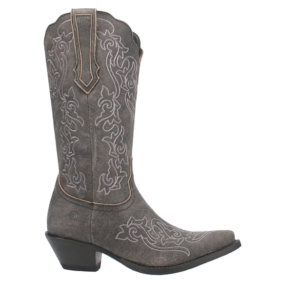 Dingo Womens Flirty N' Fun Embroidered Snip Toe Cowboy Mid Calf Boots