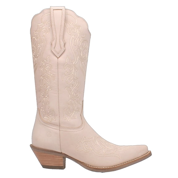 Dingo Womens Flirty N' Fun Embroidery Snip Toe Cowboy Mid Calf Boots