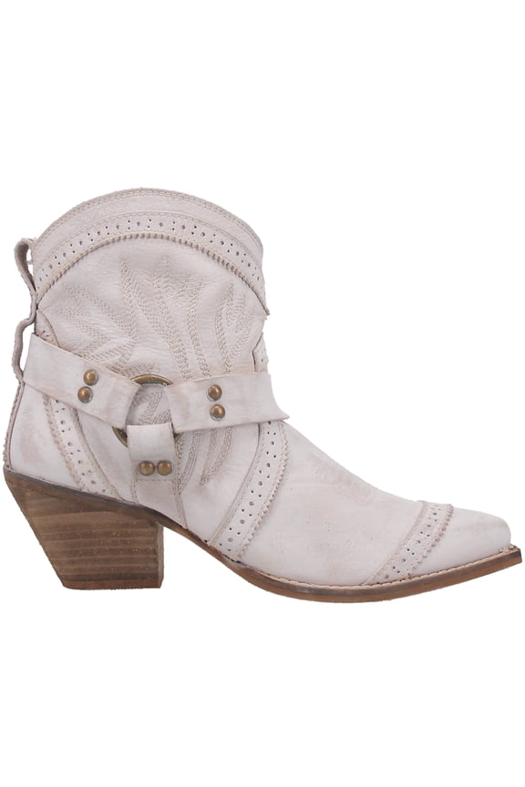 Womens Gummy Bear Embroidered Snip Toe Pull On Cowboy  Ankle Boots
