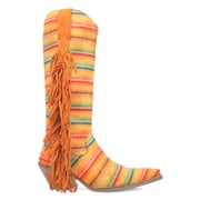 Dingo Womens Hot Tamale Southwest Snip Toe Cowboy Tall Boots