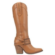 Dingo Womens Masquerade Snip Toe Boots Knee High High Heel 3 & Up
