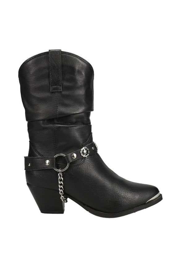 Women's Supple Pigskin Western Boot Round Toe - DI522 7 1/2 M  US