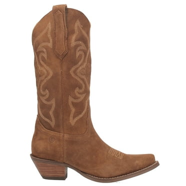 Dingo Womens Out West Embroidered Snip Toe Cowboy  Mid Calf Boots