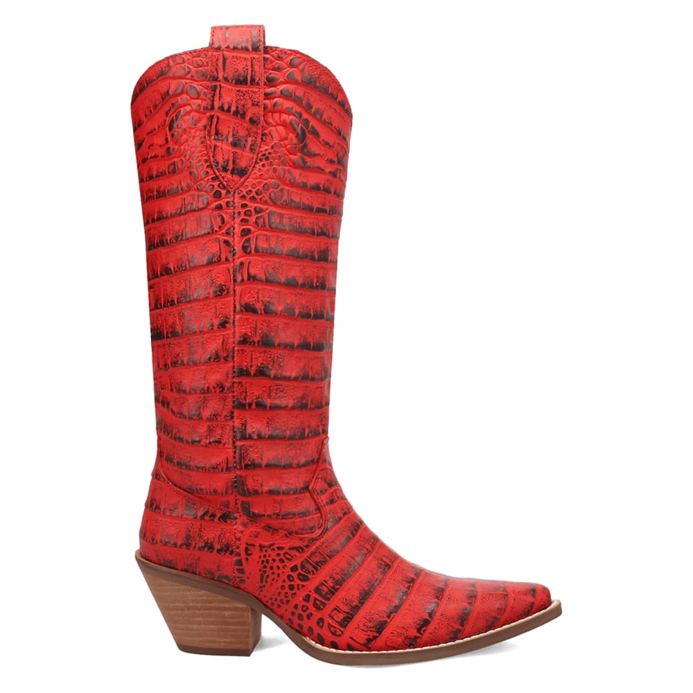 Dingo Black Snip Toe Cowboy Boot