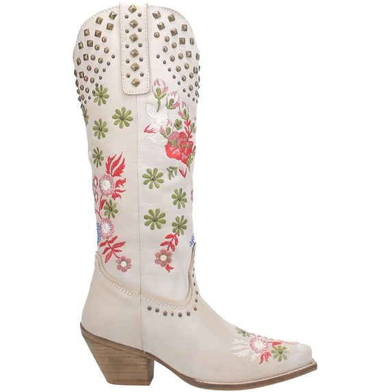 Dingo Womens Poppy Floral Snip Toe Cowboy Tall Boots
