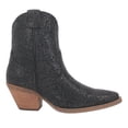 thumbnail image 1 of Dingo Women's Rhinestone Western Fashion Booties Round Toe - DI 577-BLK 9 M  US, 1 of 5