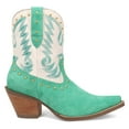 thumbnail image 1 of Dingo Womens Rodeo Queen Embroidered Studded Snip Toe Pull On Cowboy  Ankle, 1 of 9
