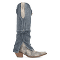 thumbnail image 1 of Dingo Women's Shabby Leather Western Boot Snip Toe - DI245-BL 8 M  US, 1 of 2