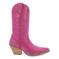 thumbnail image 1 of Dingo Women's Silver Dollar Western Boot Snip Toe Fuchsia 8 1/2 M  US, 1 of 2