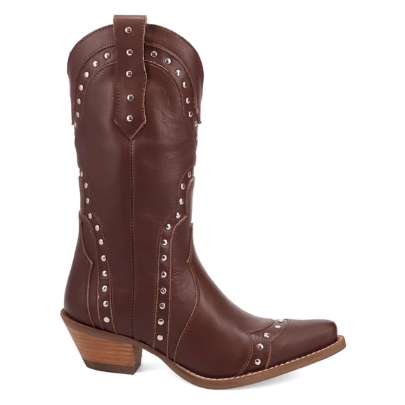 Dingo Womens Sweet Treat Studded Snip Toe Cowboy Boots Shoes