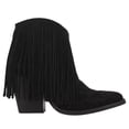 thumbnail image 1 of Dingo Womens Tangles Fringe Embroidered Pointed Toe Pull On Cowboy  Ankle B, 1 of 2
