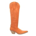 thumbnail image 1 of Dingo  Womens Thunder Road Embroidered Snip Toe Cowboy  Casual Boots   Knee High Mid Heel 2-3", 1 of 5