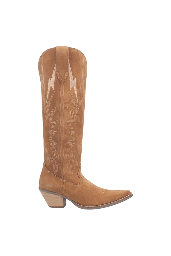 Women's Thunder Road Western Performance Boot Snip Toe Camel 7 M  US