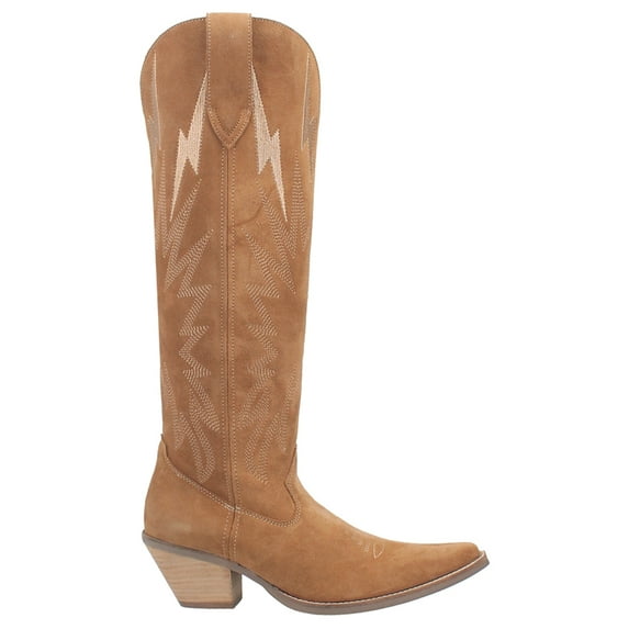 Dingo Women's Thunder Road Western Performance Boot Snip Toe Camel 7 M US
