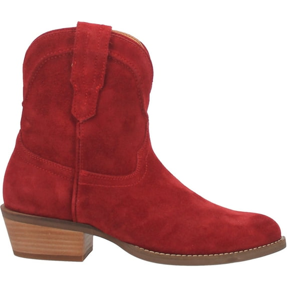 Dingo Womens Tumbleweed Roper Round Toe Cowboy Casual Boots Ankle Low Heel 1-2"