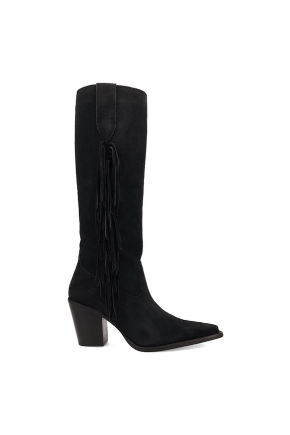 Womens Twister Fringe Snip Toe Cowboy  Tall Boots