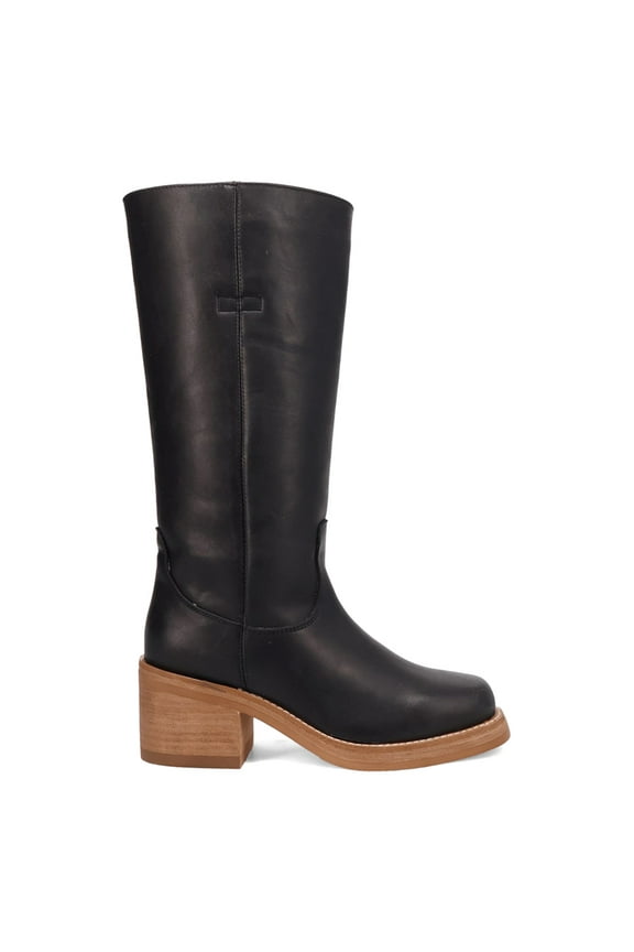 Womens Vagabond Round Toe Pull On Tall Boots