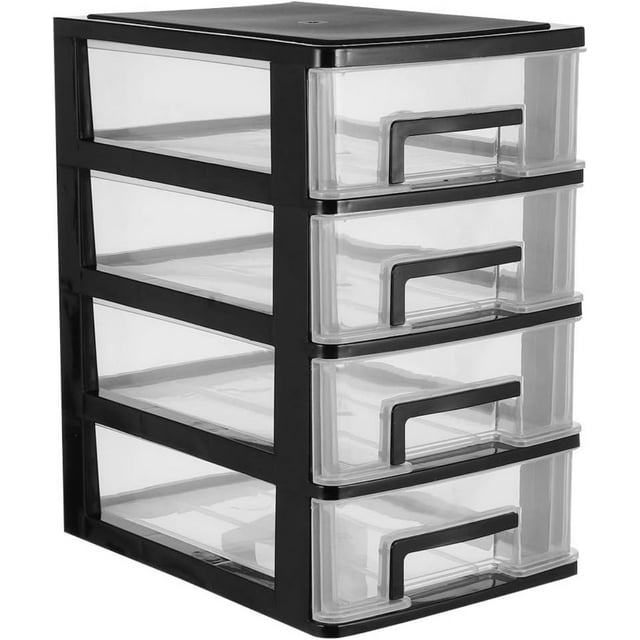 Dingrich 4Layer Storage 4 Plastic Storage Drawers, Organizer