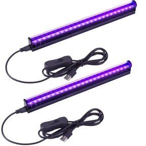 Dingrich 5W LED Blacklight Strip Lights with USB Power 2 Pack