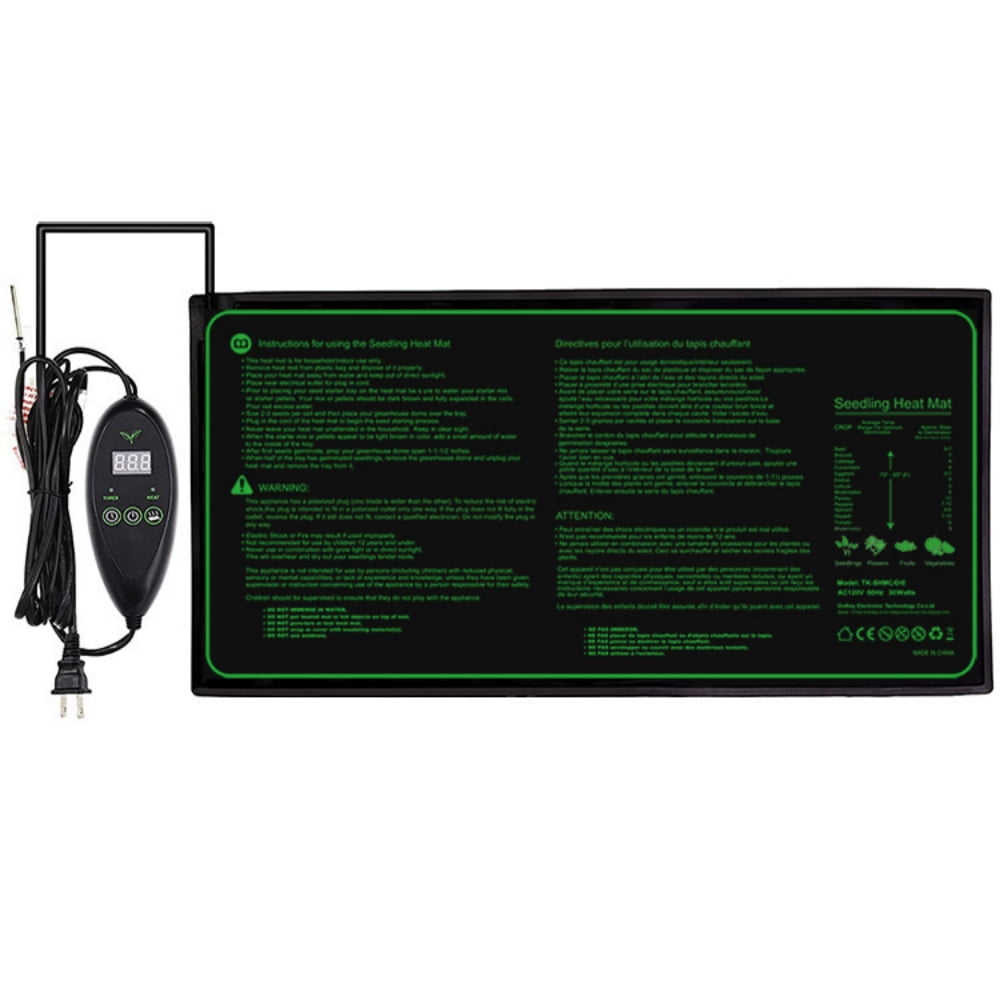 Dingrich Seedling Heat Mat with Digital Thermostat & Timer Controller