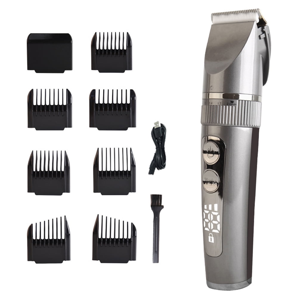 Dinheiro Electric Hair Clippers for Men Quiet LED Display Cordless