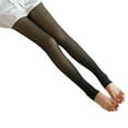 thumbnail image 1 of Dinheiro Tights for women transparent warm and velvet thickening heating  leg artifactBlack, 1 of 1
