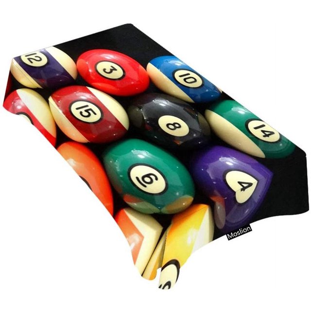 Dining/BBQ/Picnic/Coffee for Cover Table Tablecloth Balls Pool Billiard
