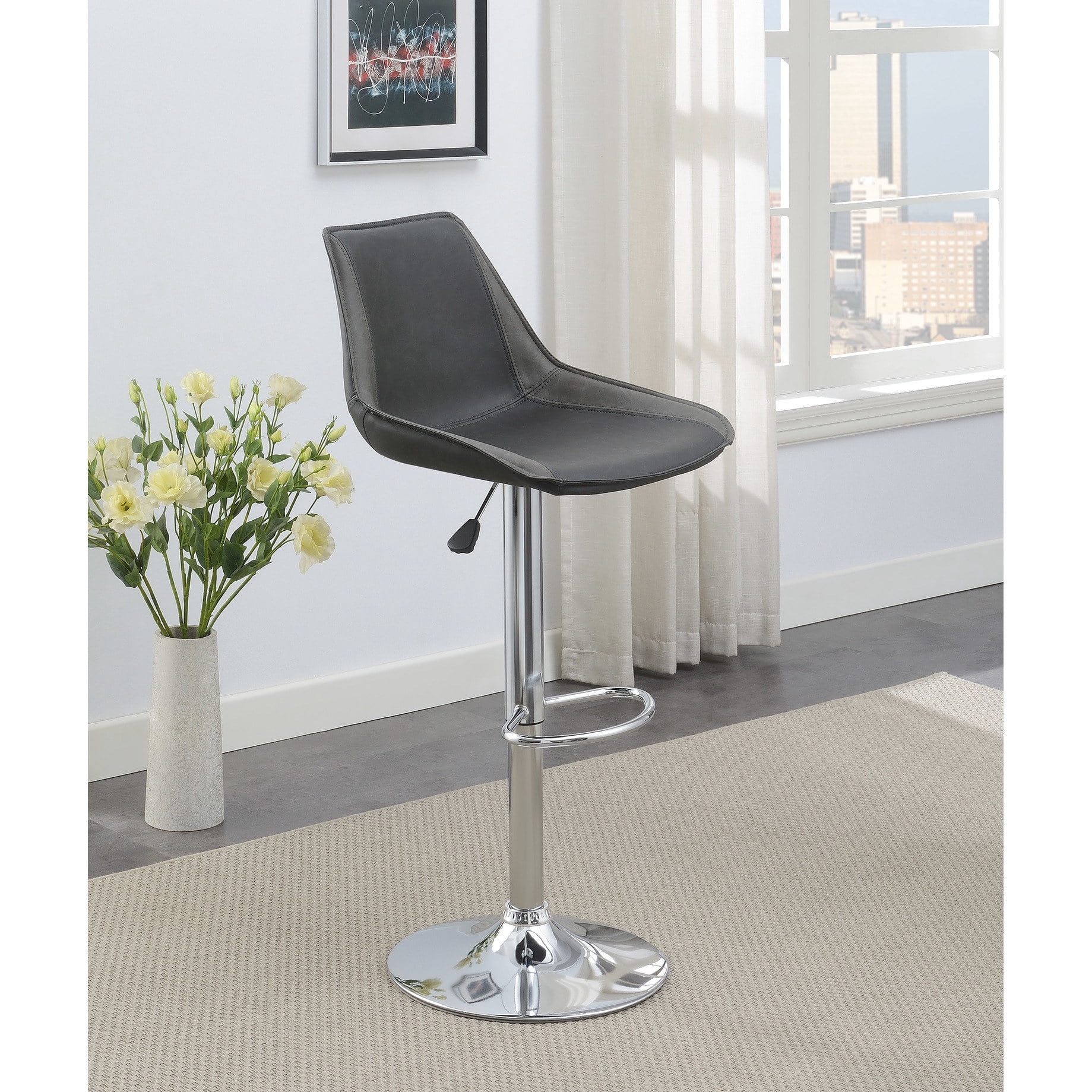 Party Table Stool Dining Bar Stools with Adjustable Height | Contemporary Style for Home ...
