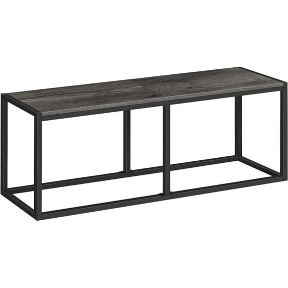 Dining Bench, 47.2 Inch Industrial Style Kitchen Table Bench, Steel Frame, Easy to Assemble, for Kitchen, Dining Room