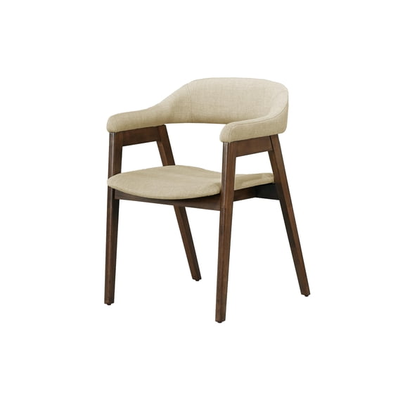 Dining Chair - 32"H - Set Of 2 - Dining Room - Kitchen - Dark Walnut - Sand