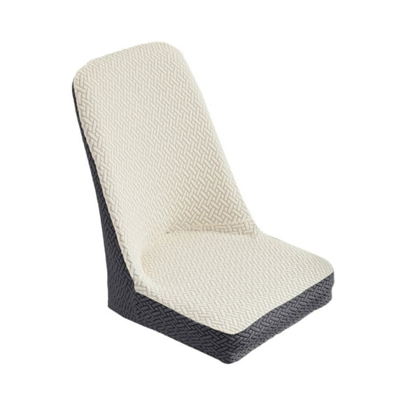 Dining Chair Cover Stretch Slipcover - Woven Nylon Spandex Seat Protector, Washable Kitchen/Wedding/Banquet Chair Decor (Fits 40-50cm Chairs)