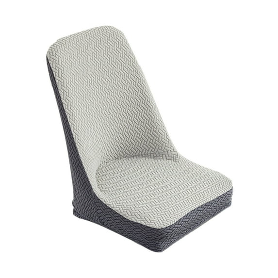 Dining Chair Cover Stretch Slipcover - Woven Nylon Spandex Seat Protector, Washable Kitchen/Wedding/Banquet Chair Decor (Fits 40-50cm Chairs)