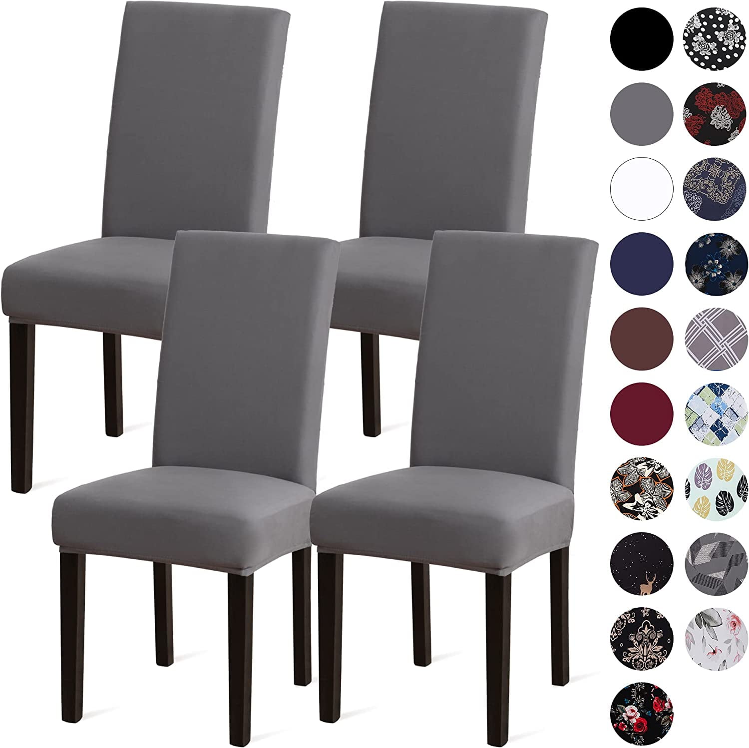 Dining Chair Covers,Kitchen Chair Cover, Chair Slipcover,Spandex Chair Protectors for Dining