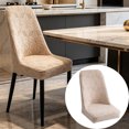thumbnail image 1 of Dining Chair Covers,Seat Covers for Dining Room Chairs,Chair Covers for Dining Chairs,Dining Chair Covers,Removable Stretch Parsons Slip(Khaki), 1 of 7