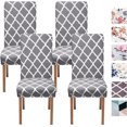 thumbnail image 1 of Dining Chair Covers Seat Parson Chair Slipcover for Dining Room Set of 4, Universal Siz, 1 of 6