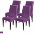 thumbnail image 1 of Dining Chair Covers Set of 4, Elegant Purple Halloween Stretch Parsons Chair Slipcovers Protector Removable Chair Covers for Dining Room Home Party Hotel Wedding Ceremony Banquet, 1 of 6