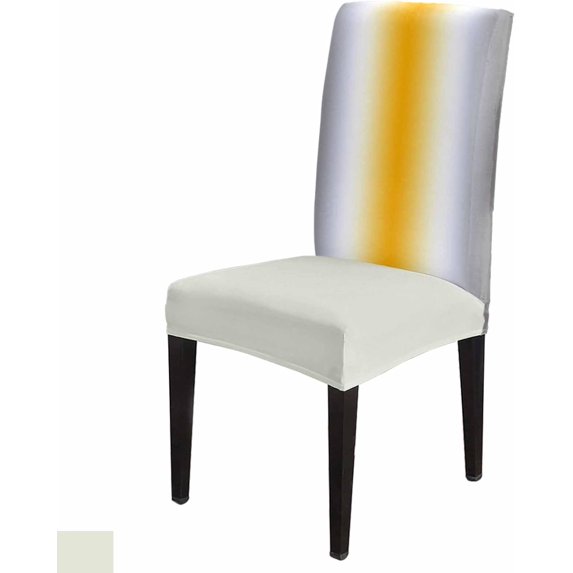 Dining Chair Covers Set of 4,Modern Minimalist Line Art Universal Stretch Kitchen Seat Covers Parsons Chair Protector Slipcover for Home Restaurant Party Decor,Abstract Grey White Gradient