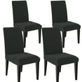 thumbnail image 1 of Dining Chair Covers Set of 4, Stretch Dining Room Cushion Cover Non-Slip Elastic Protectors for Wedding Kitchen Party Hotel, 1 of 6