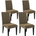 thumbnail image 1 of Dining Chair Covers Set of 4, Stretch Dining Room Cushion Cover Non-Slip Elastic Protectors for Wedding Kitchen Party Hotel, 1 of 6