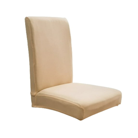 Dining Chair Covers Solid Color Brushed High Elastic Chair Cover Soft and Comfortable Chair Seat Cover -Proof And- Chair Slipcover Suitable for Dining Chair